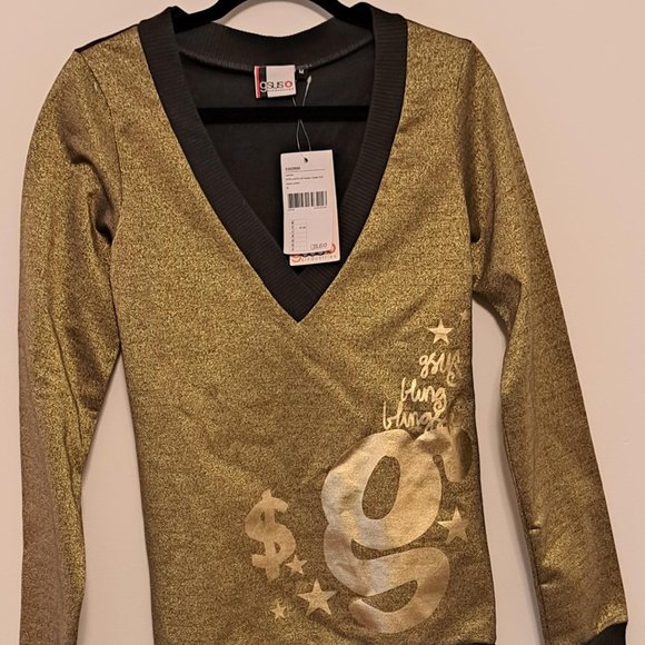 GSUS Ladies Knit Sweatshirt NWT Size Medium - Picture 1 of 10